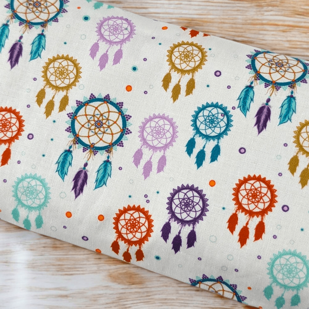 Zen Collection neck wrap with dreamcatcher cotton print