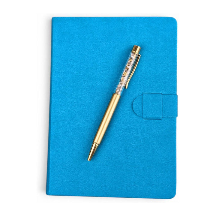 Teal Vegan Leather Journal