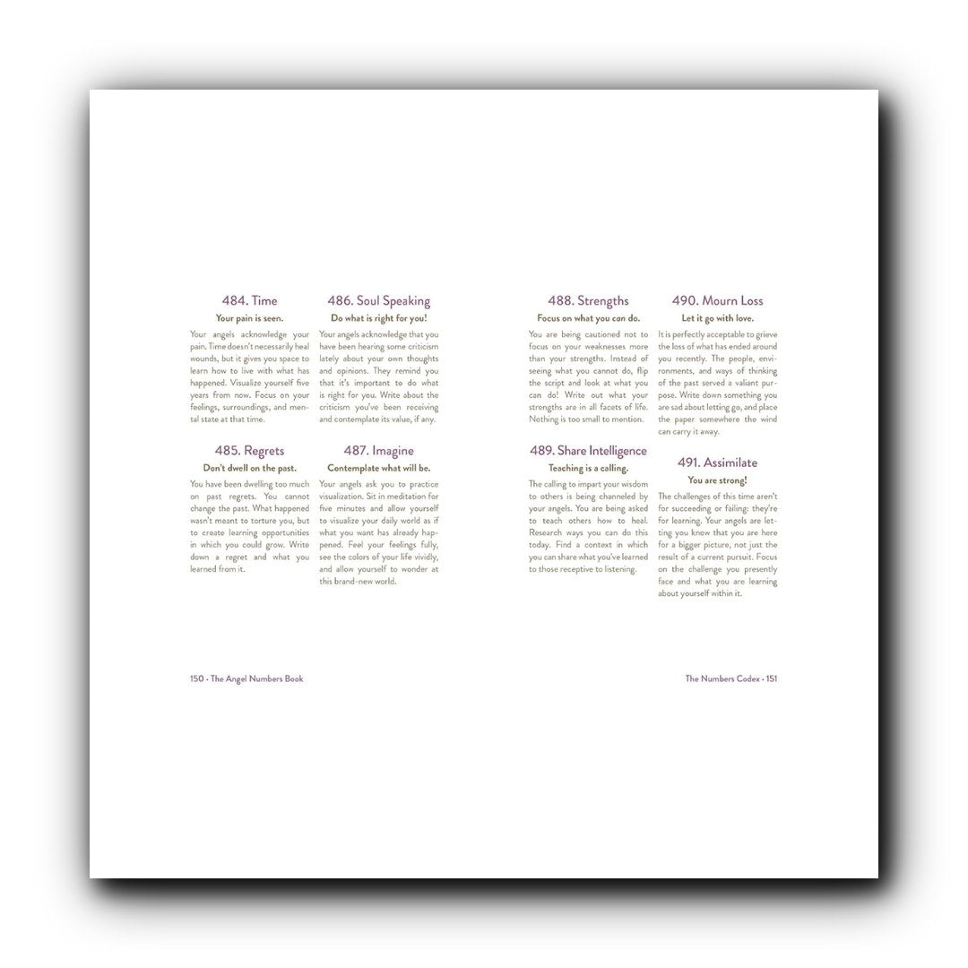 The Angel Numbers Book — Image 5 | buy tarot deck online Canada | Zen Collection