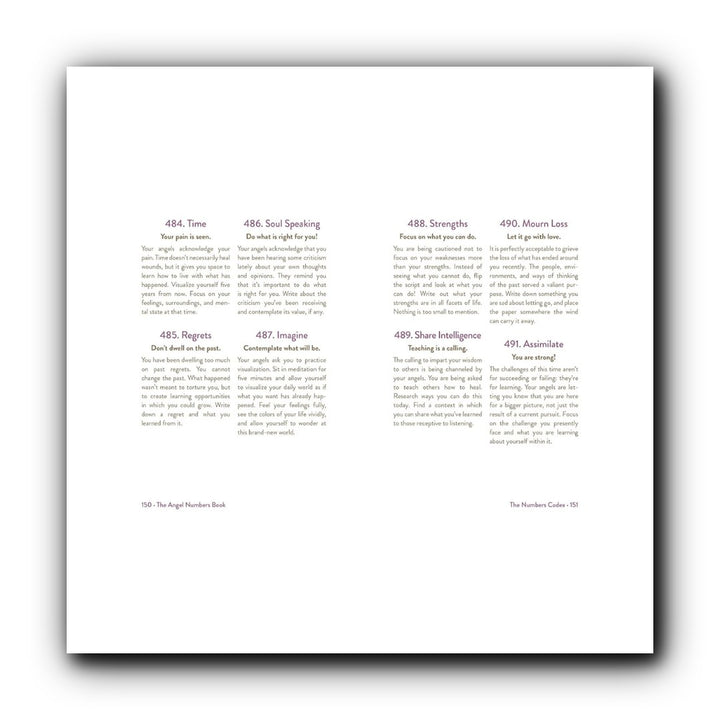 The Angel Numbers Book — Image 5 | buy tarot deck online Canada | Zen Collection