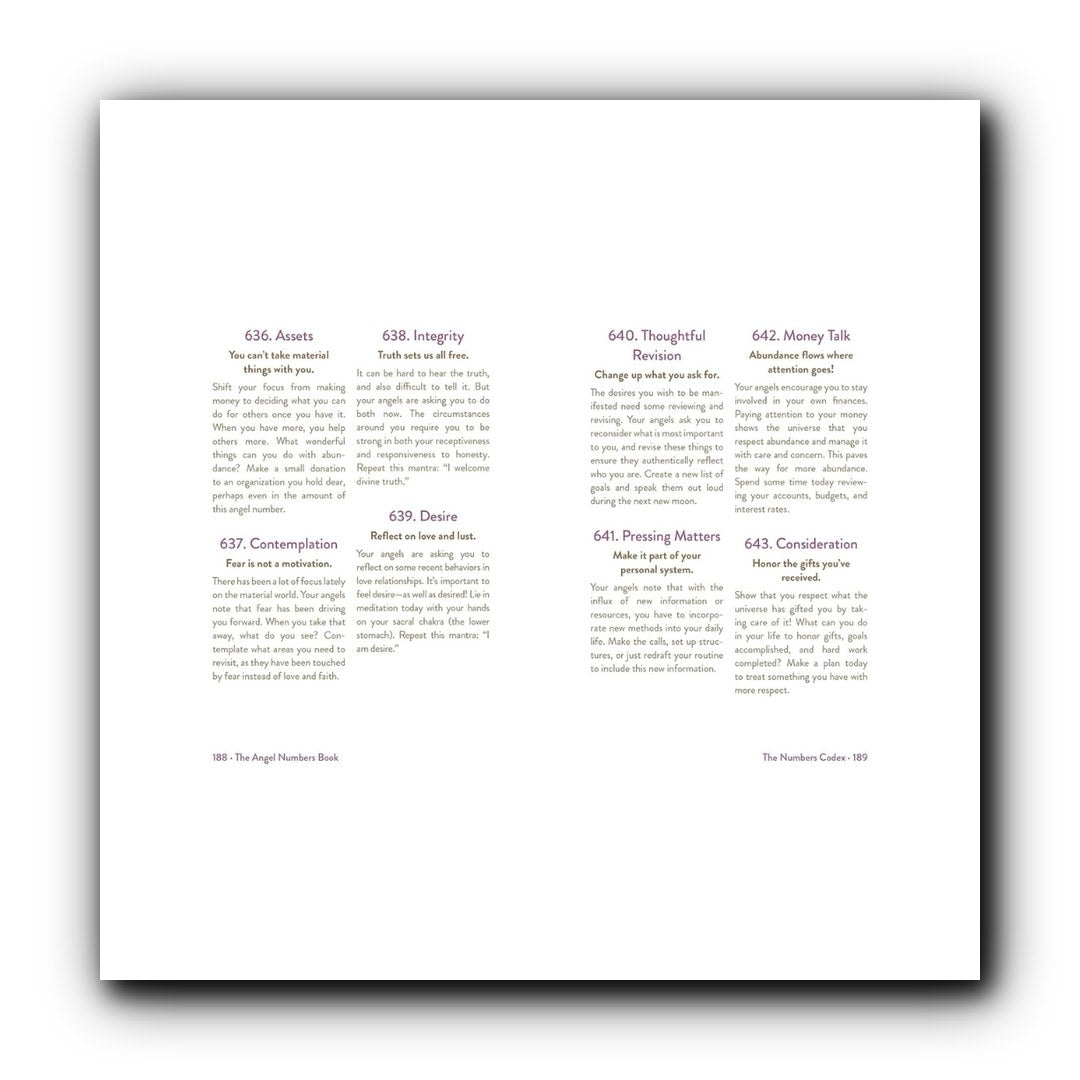 The Angel Numbers Book — Image 6 | oracle deck Canada | Zen Collection