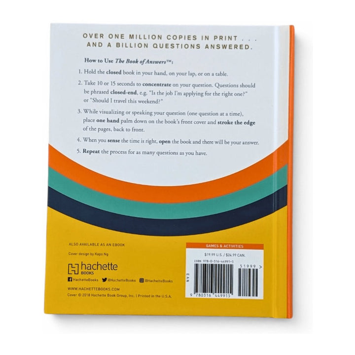 The Book of Answers back cover