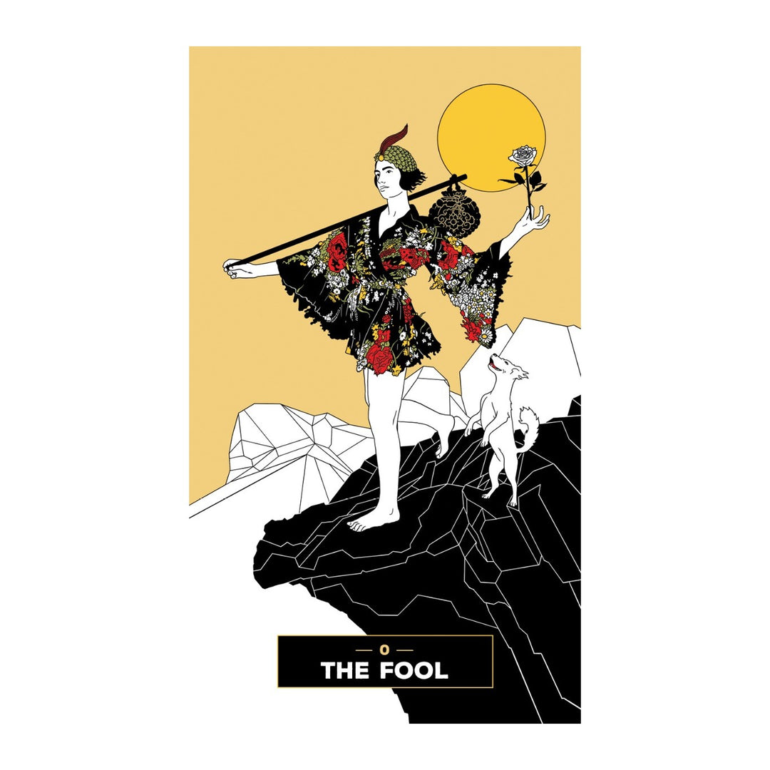 The Fool card from The Change Tarot