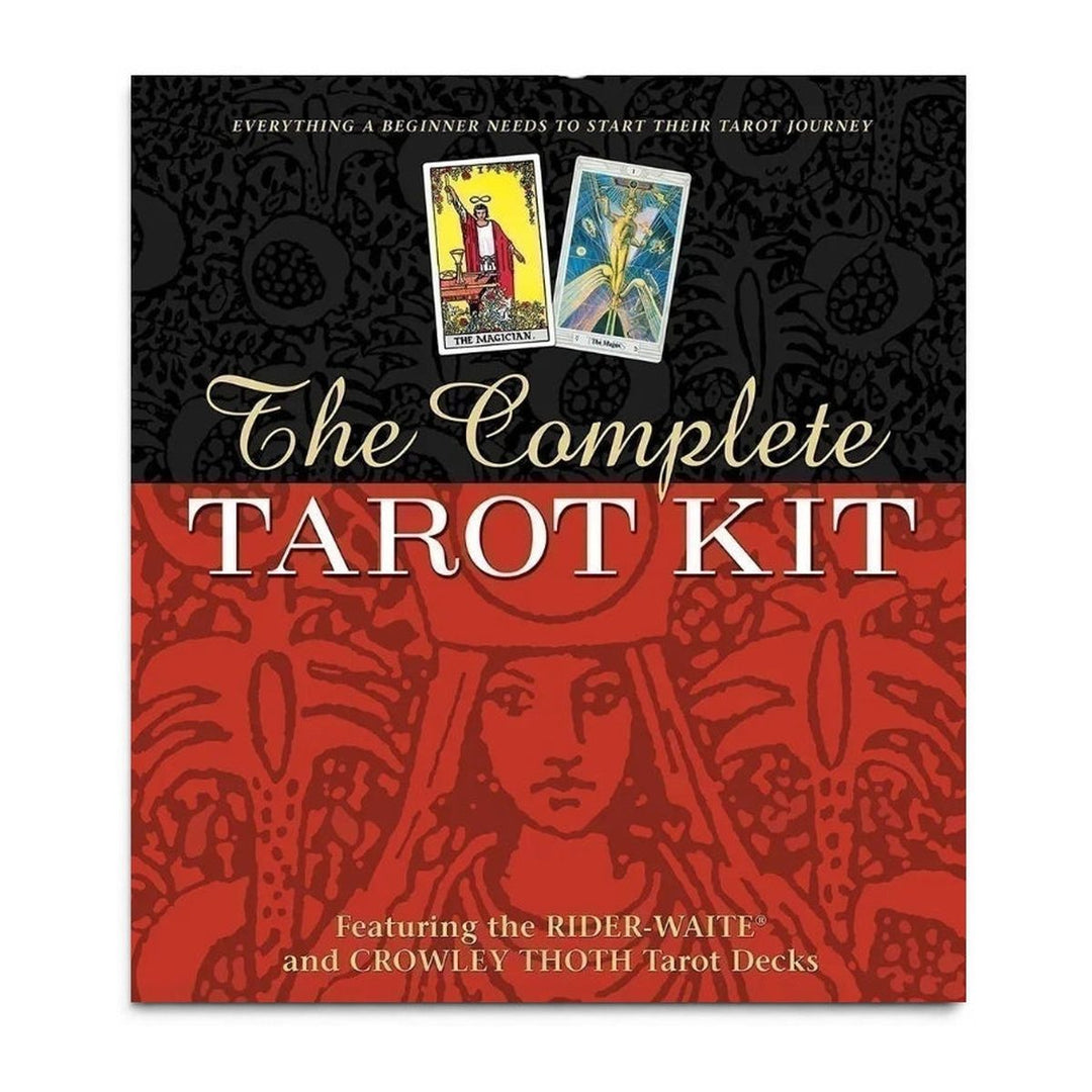 The Complete Tarot Kit box front, featuring the Rider-Waite and Crowley Thoth tarot decks