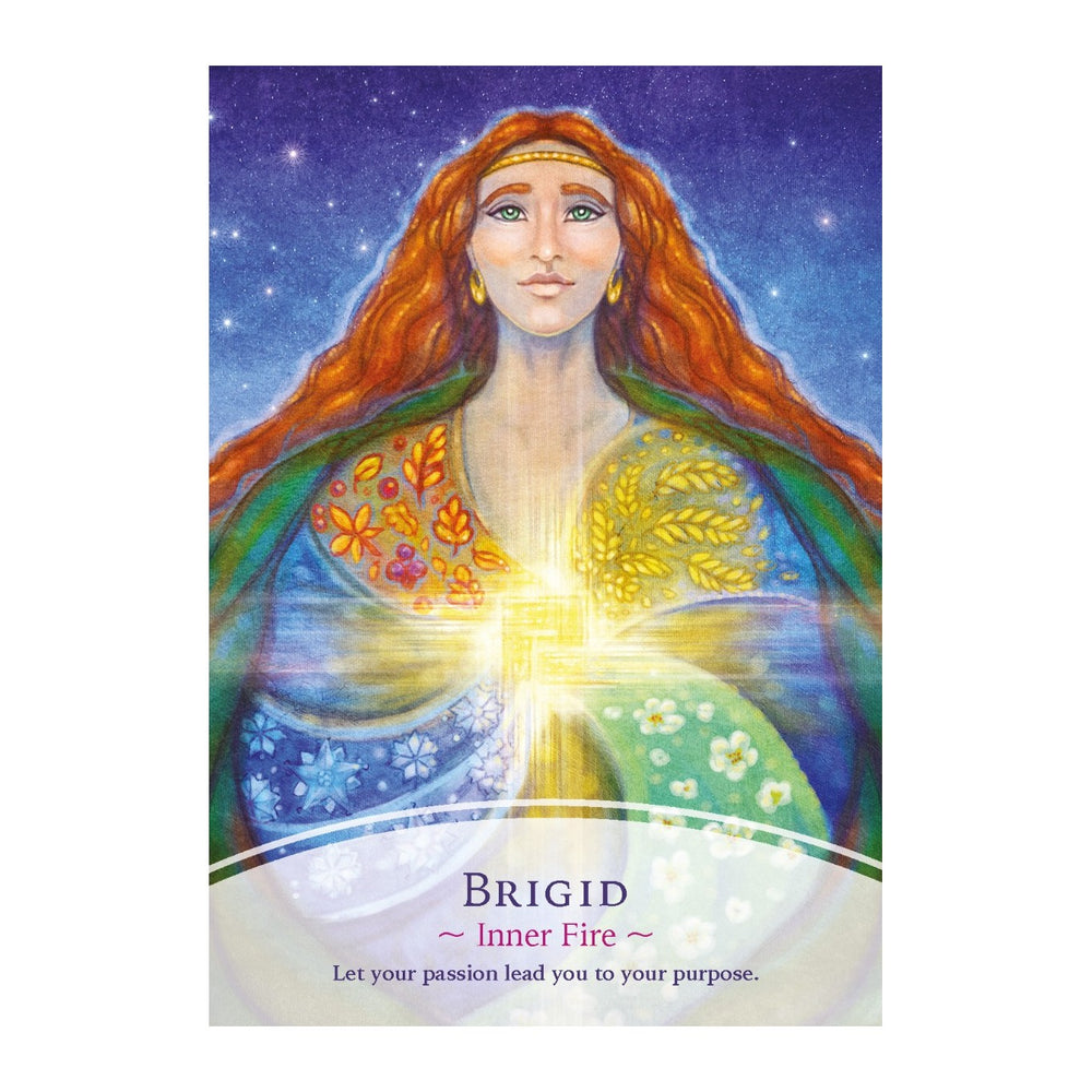 Brigid card from The Divine Masters Oracle