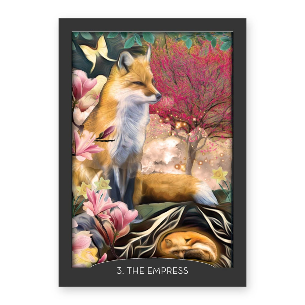 The Guardian of the Night Tarot sample card, 1 of 5
