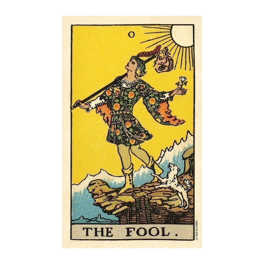 The Fool card from The Pamela Colman Smith Commemorative Set