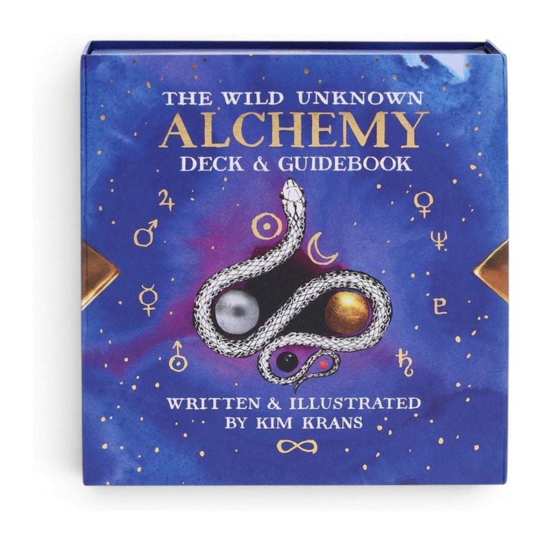 The Wild Unknown Alchemy deck box front, written and illustrated by Kim Krans