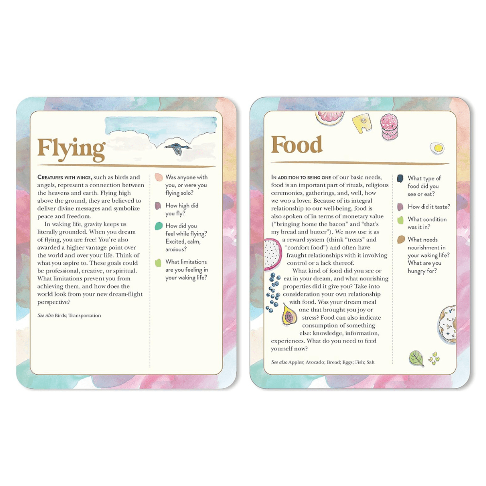 Le jeu de cartes des symboles du rêve