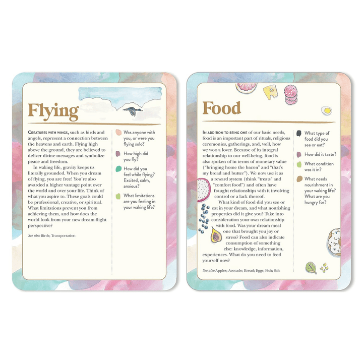 Le jeu de cartes des symboles du rêve