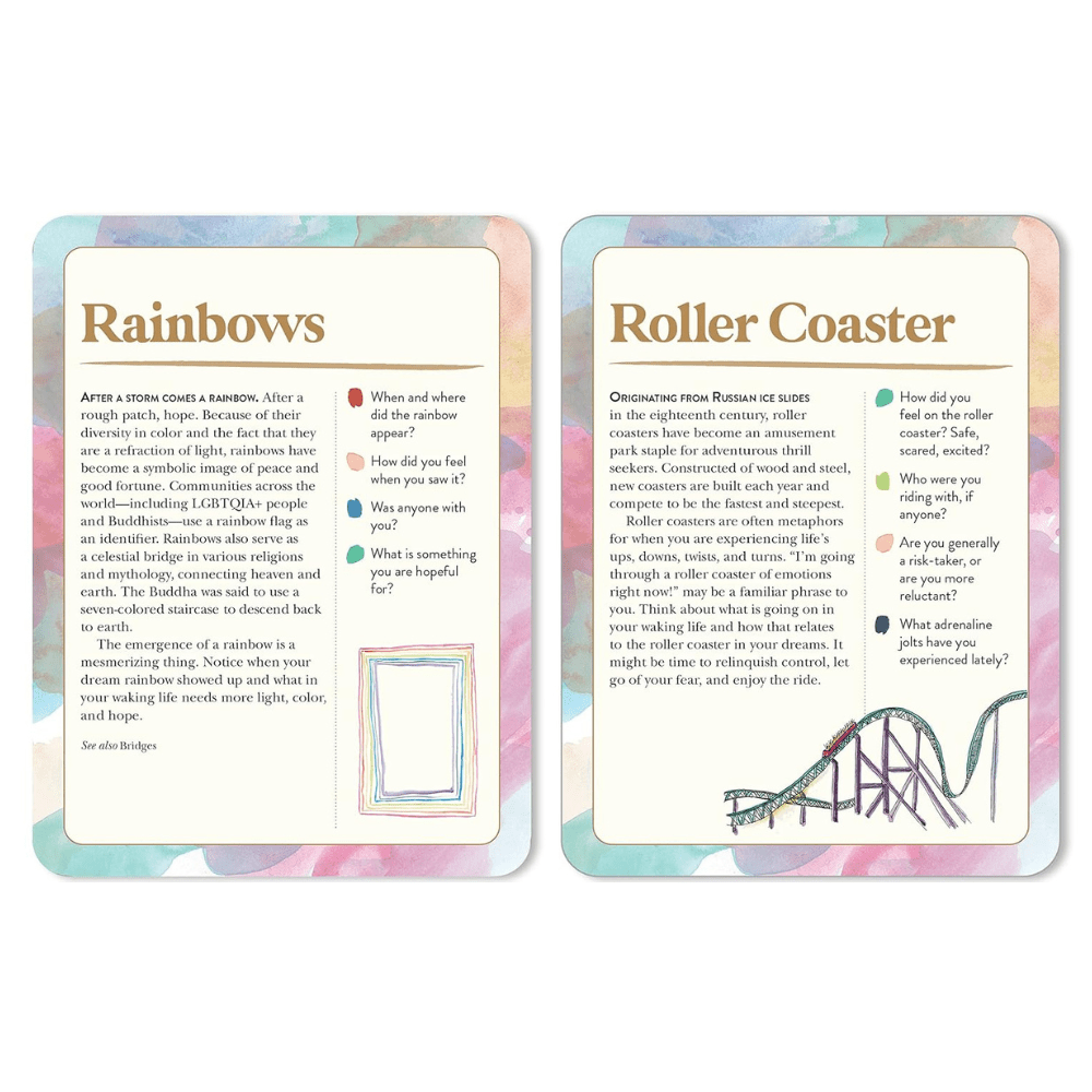 Le jeu de cartes des symboles du rêve