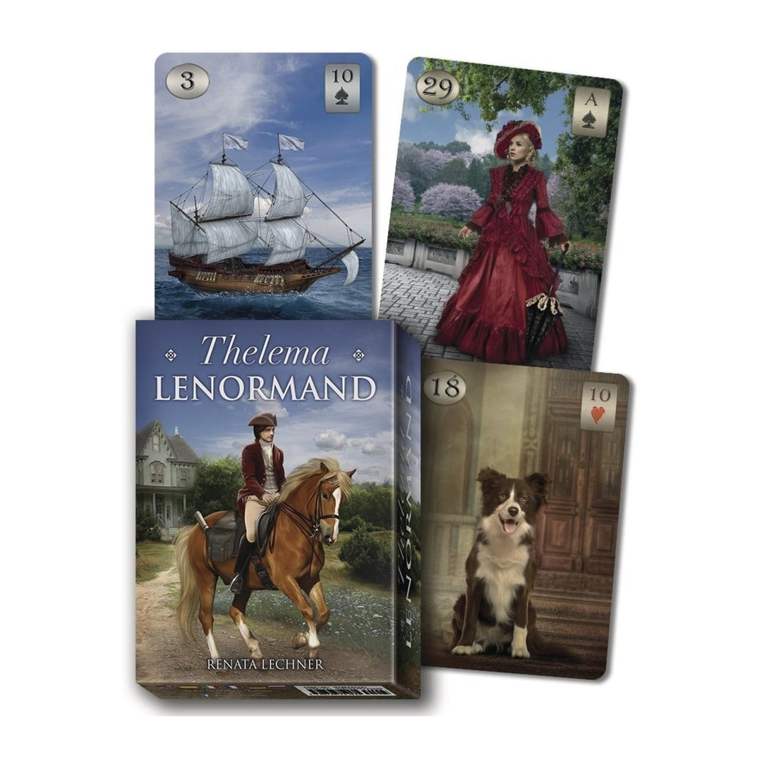 Thelema Lenormand Oracle box with three cards