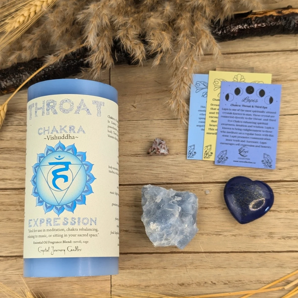 throat chakra set for opening the lines of communication