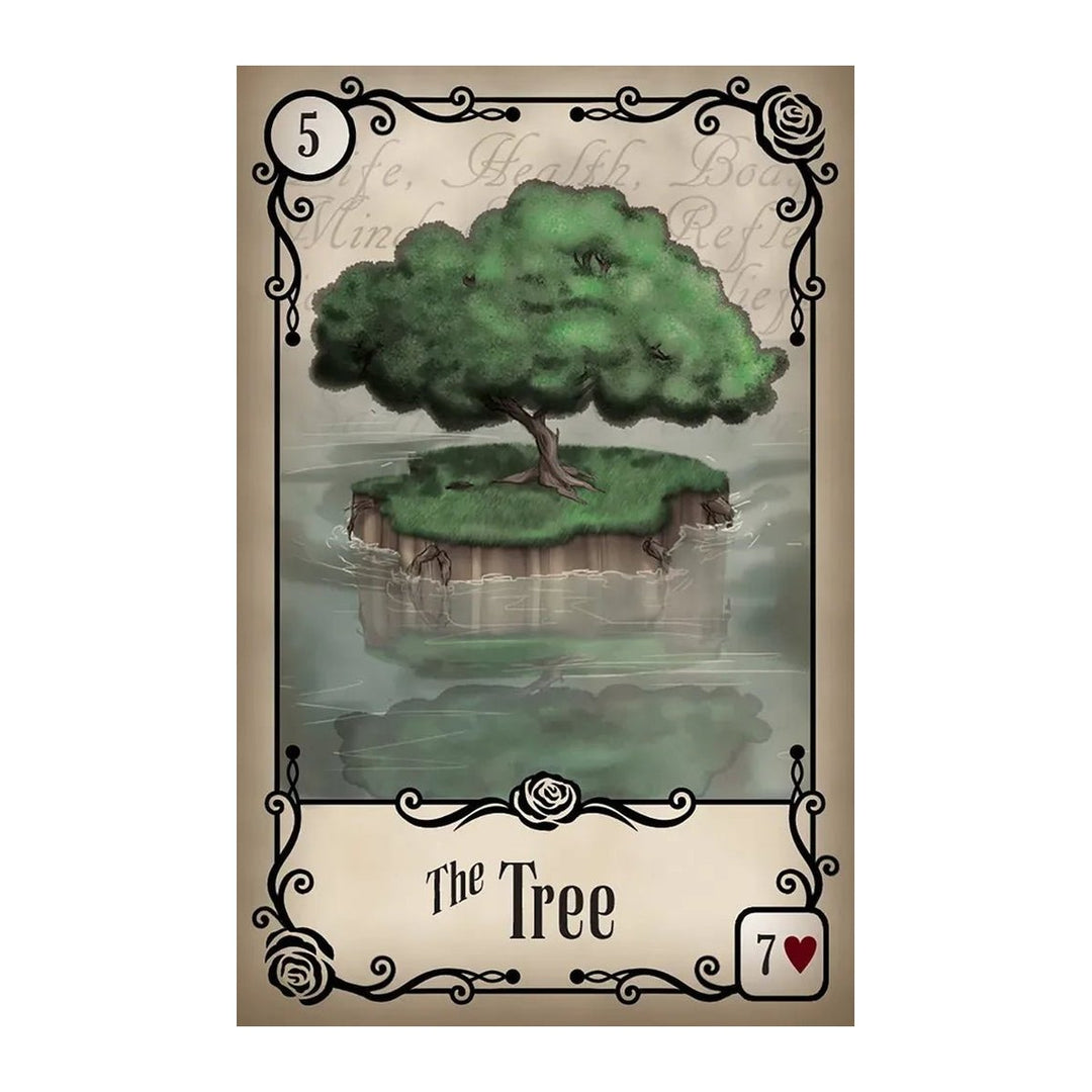 The Tree card (5) from the Under the Roses Lenormand