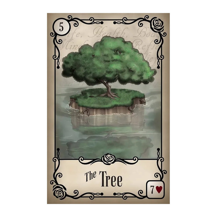 The Tree card (5) from the Under the Roses Lenormand