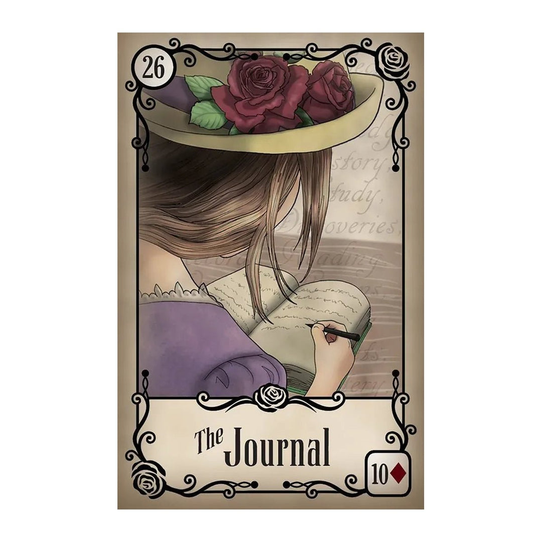 The Journal card (26) from the Under the Roses Lenormand