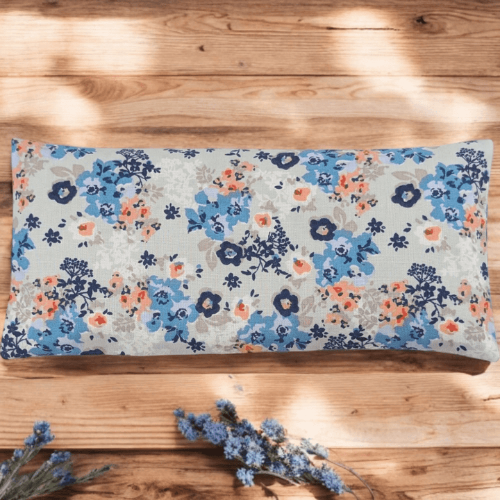 Floral weighted eye pillow for meditation and rest