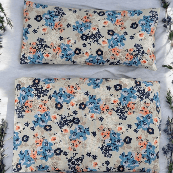 Zen Collection floral pillow set on a neutral surface

