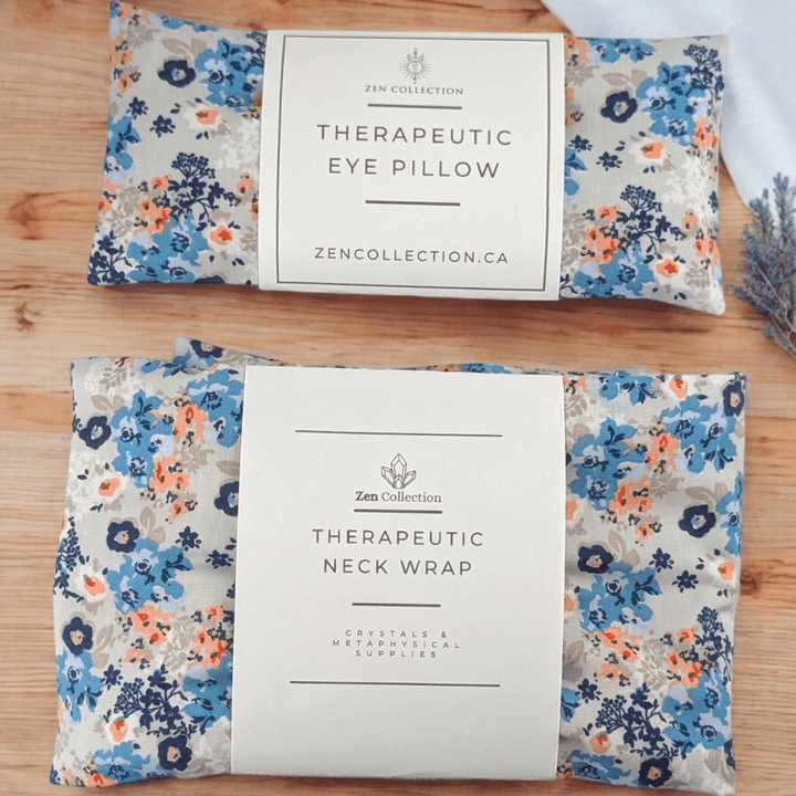 Whimsy Petals Pillow Set with neck wrap and eye pillow