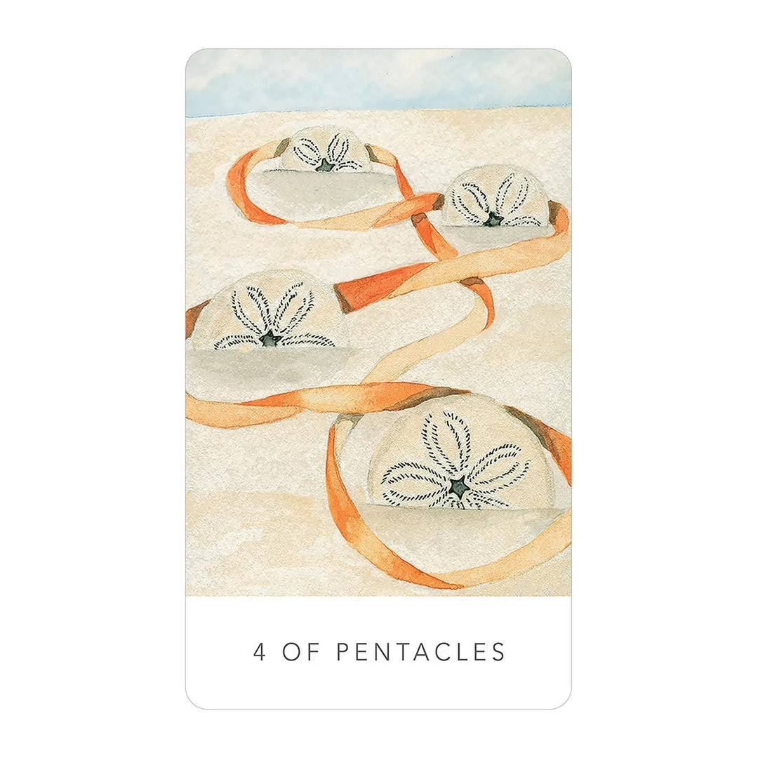 Four of Pentacles card from the White Sage Tarot