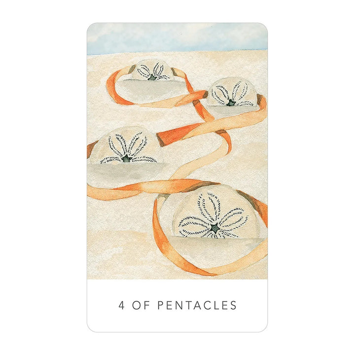 Four of Pentacles card from the White Sage Tarot