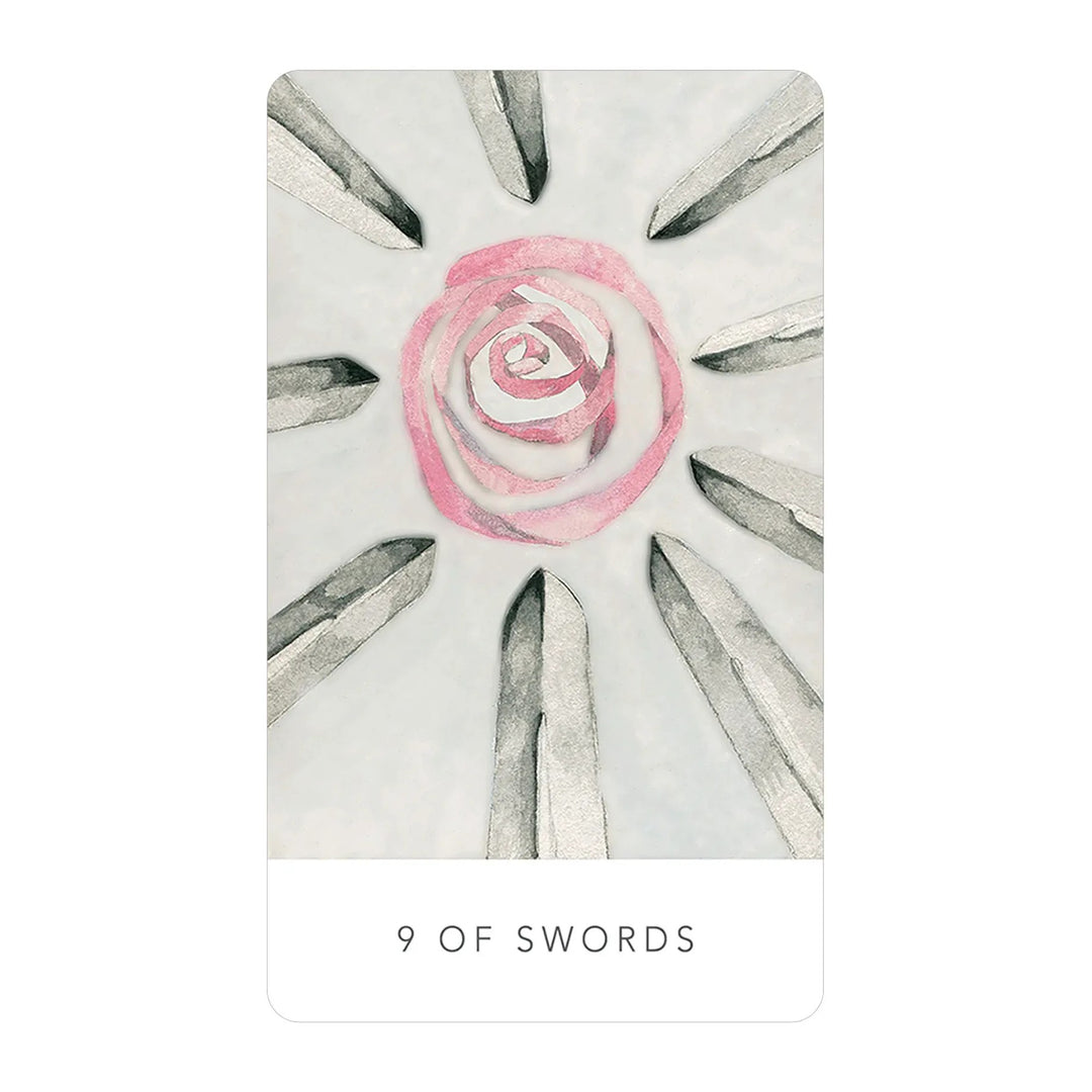 Nine of Swords card from the White Sage Tarot