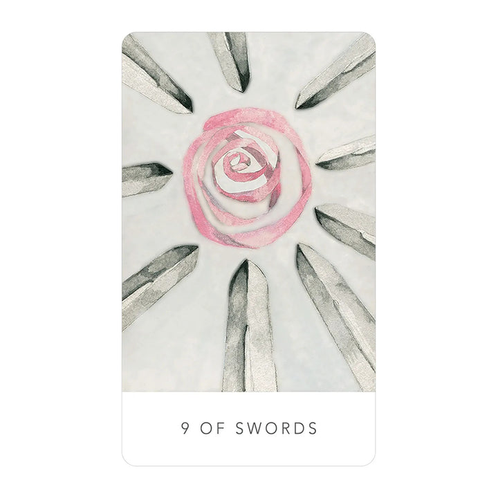 Nine of Swords card from the White Sage Tarot