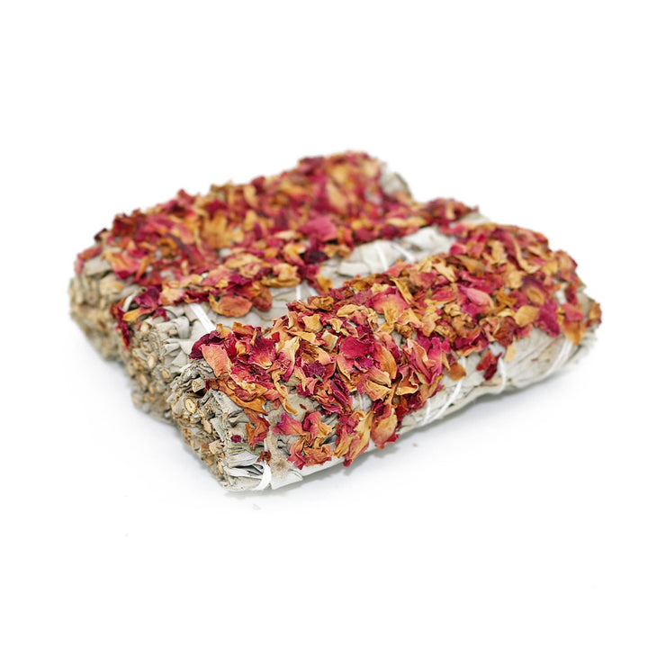 Wild Rose and White Sage Smudge Stick - Zen Collection