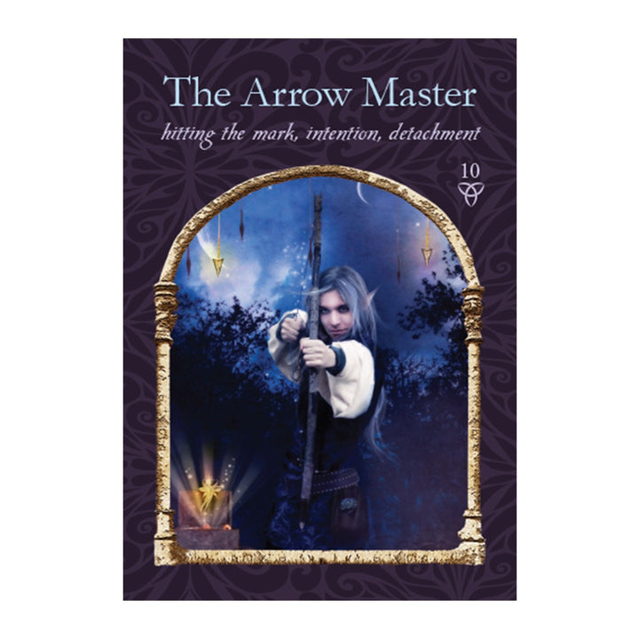 The Arrow Master card from the Wisdom of the Hidden Realms Oracle Cards