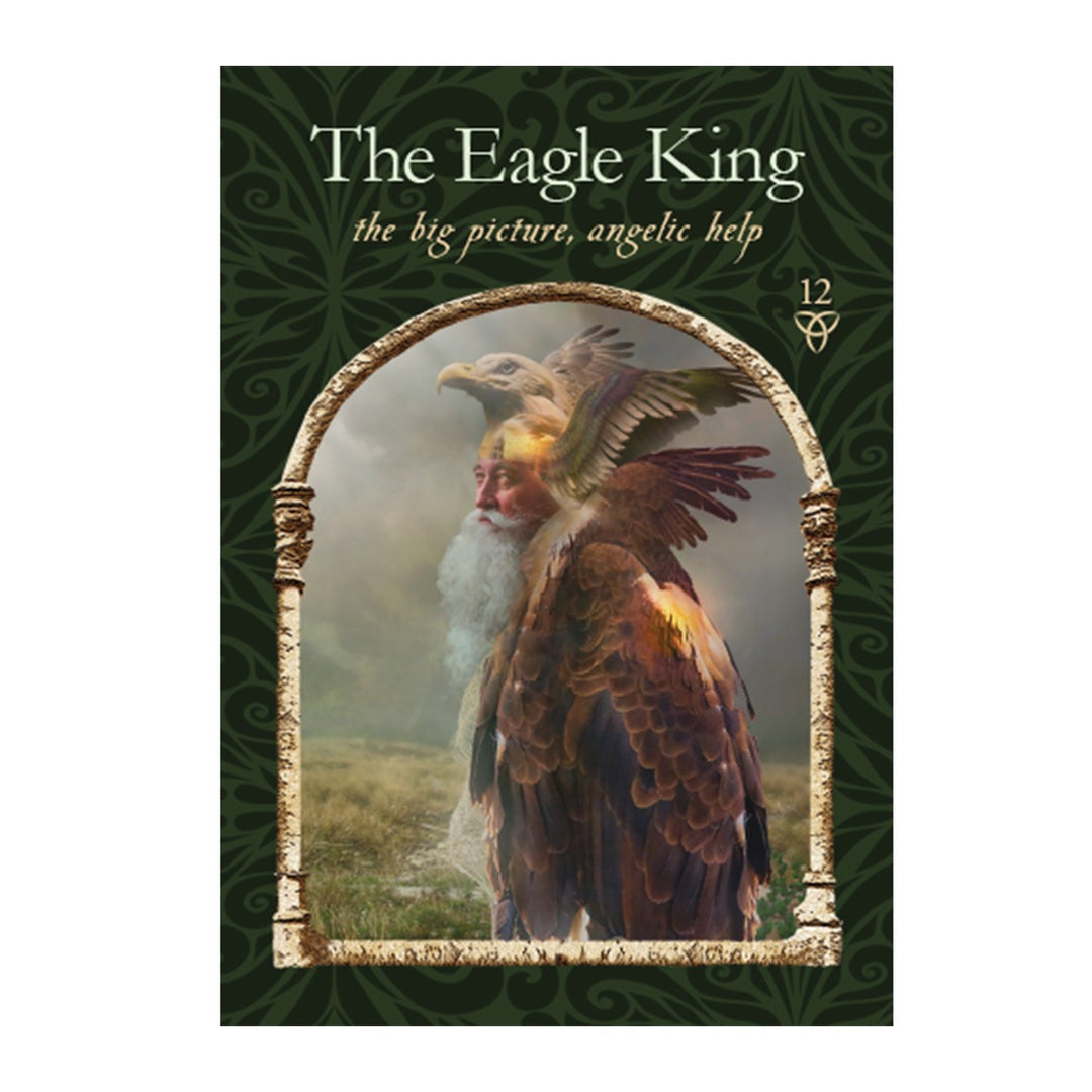 The Eagle King card from the Wisdom of the Hidden Realms Oracle Cards