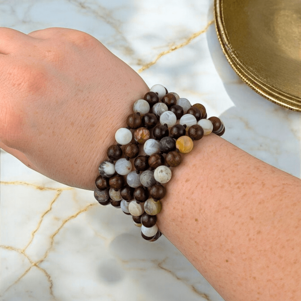 Spiritual wrap-around mala beads