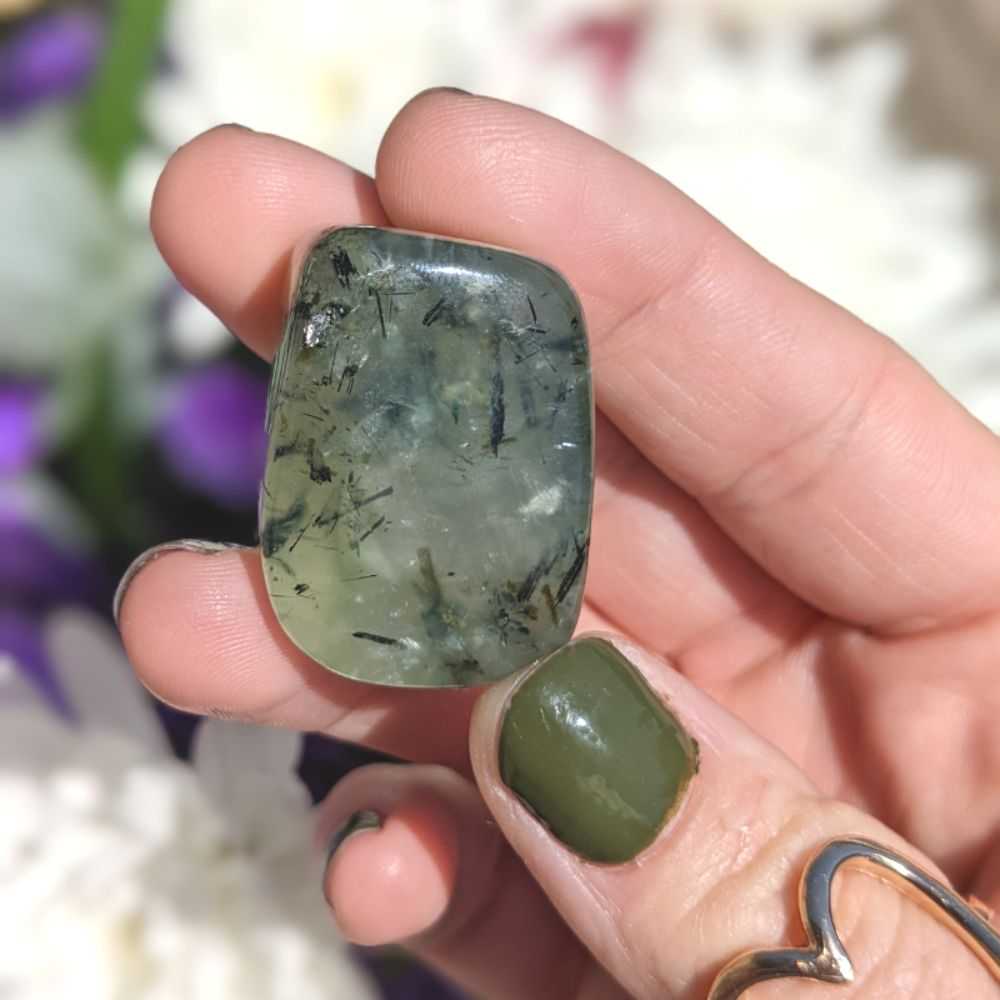 Prehnite Tumbles - Zen Collection