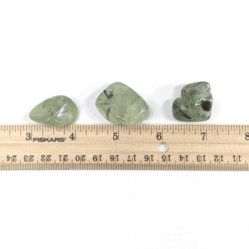 Prehnite Tumbles - Zen Collection