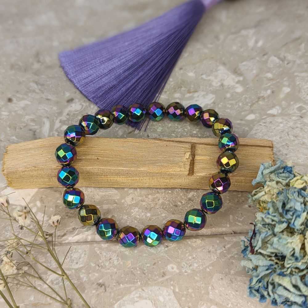 Rainbow Hematite Bracelet - Zen Collection