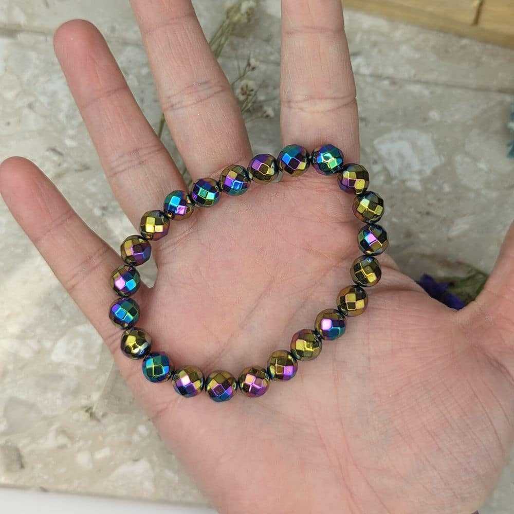 Rainbow Hematite Bracelet - Zen Collection