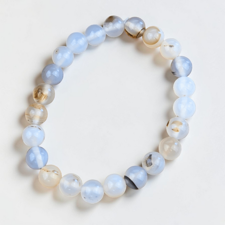 Bracelet en agate dendritique