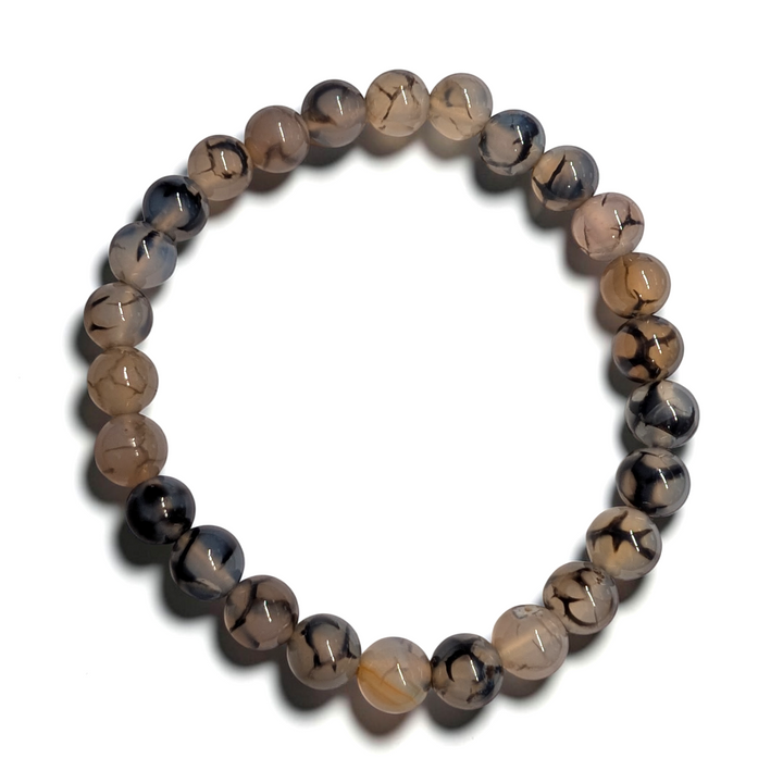 Bracelet en agate veine de dragon
