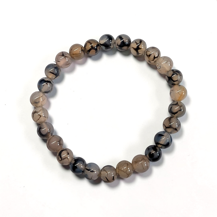 Bracelet en agate veine de dragon
