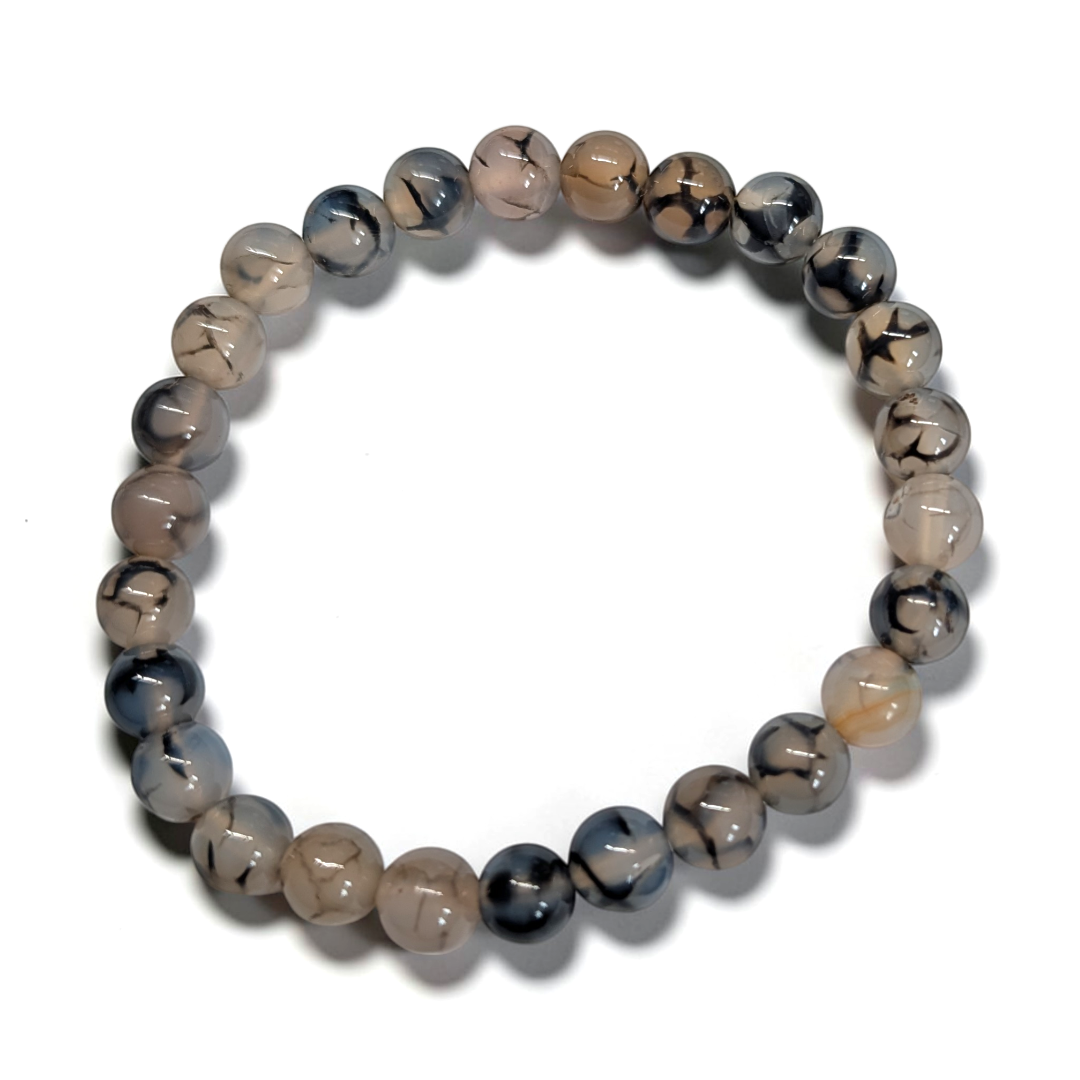 Bracelet en agate veine de dragon