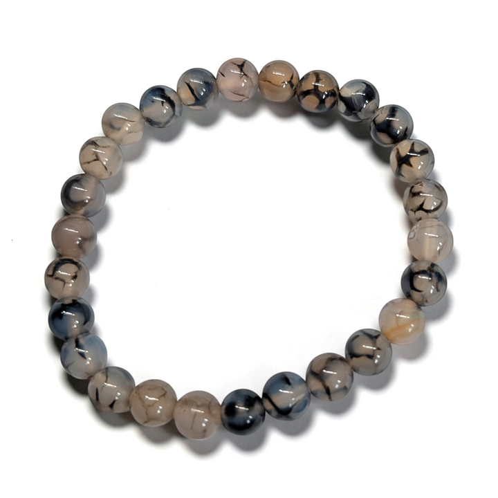 Bracelet en agate veine de dragon
