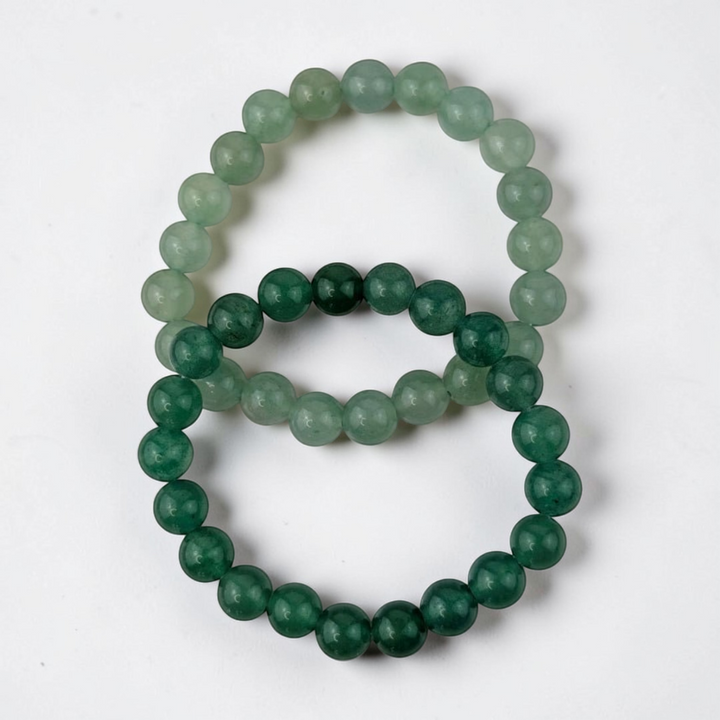 Bracelet en aventurine verte