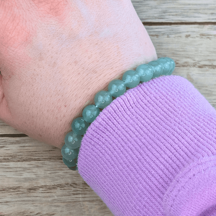 Bracelet en aventurine verte