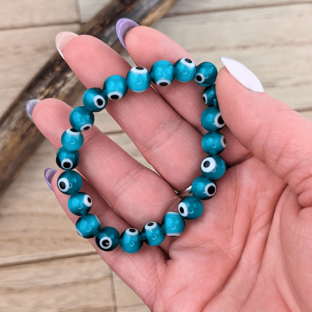 Bracelet turquoise contre le mauvais œil
