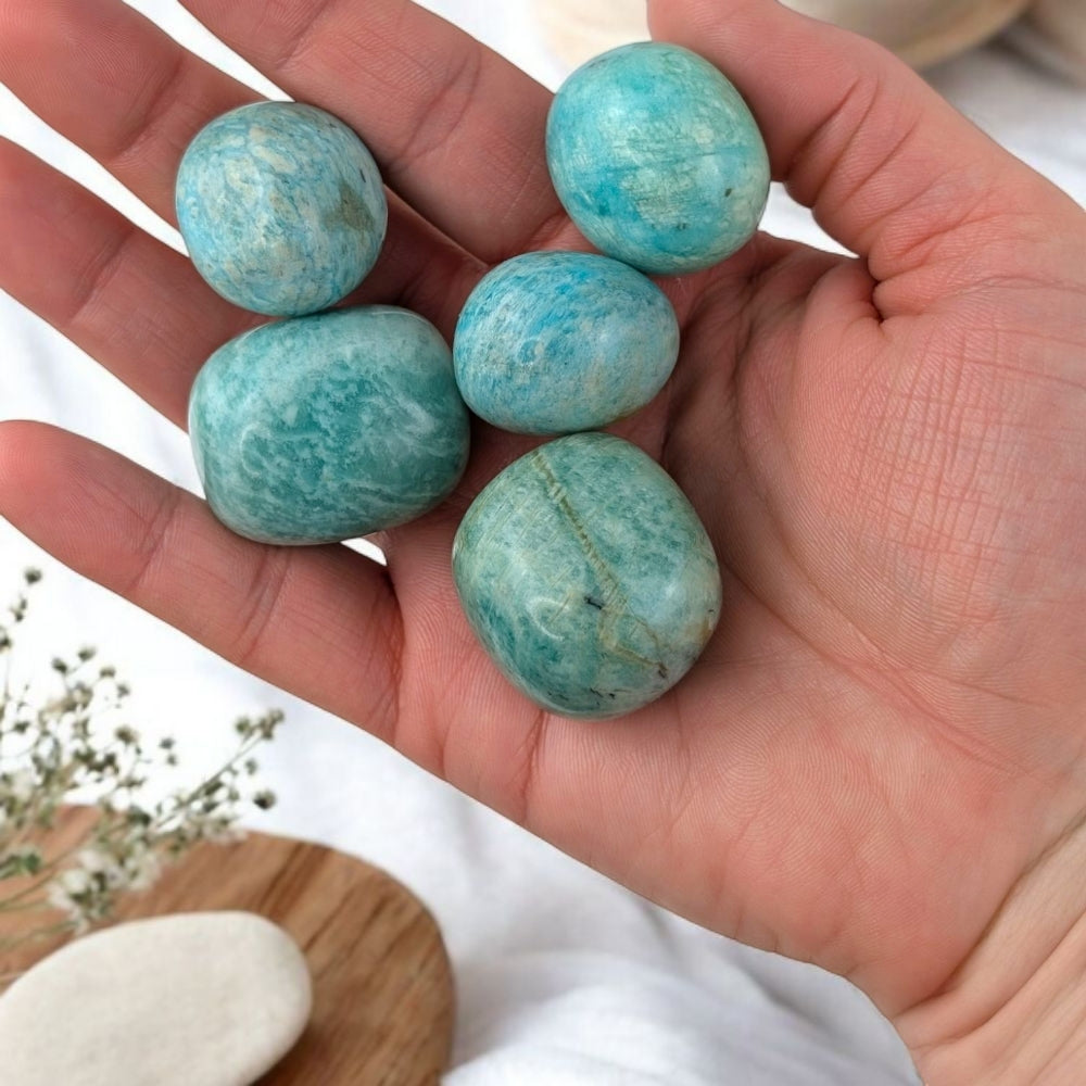 Amazonite Tumbles - Zen Collection
