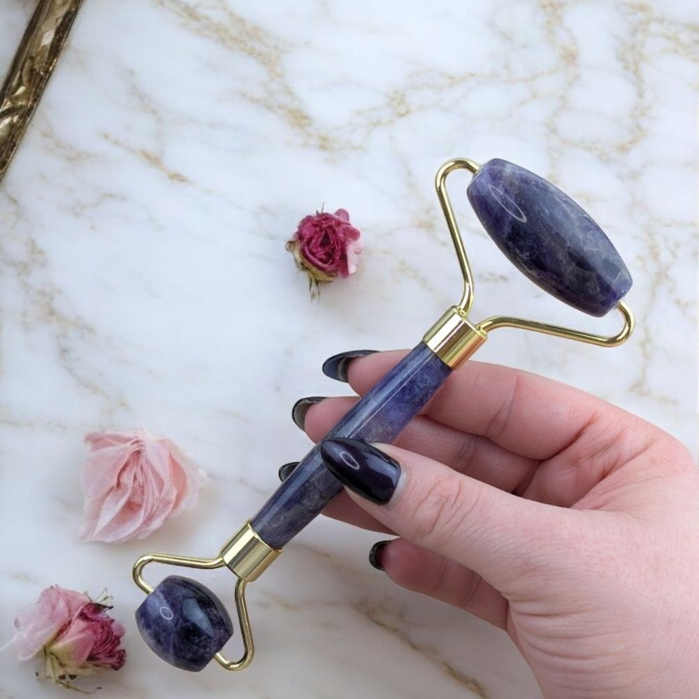 Amethyst Facial Roller for skincare and relaxation available at Zen Collection Metaphysical Store