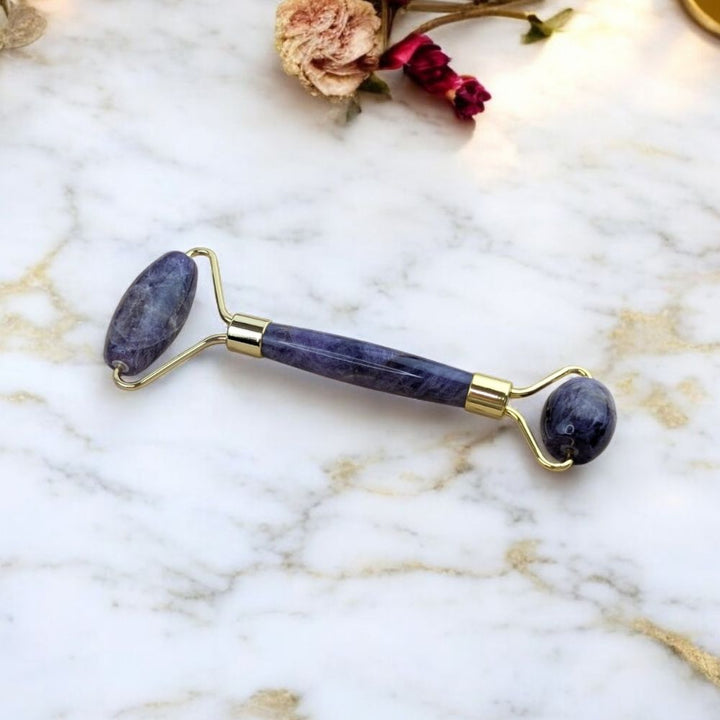 Amethyst Facial Roller for glowing skin available at Zen Collection Metaphysical Store