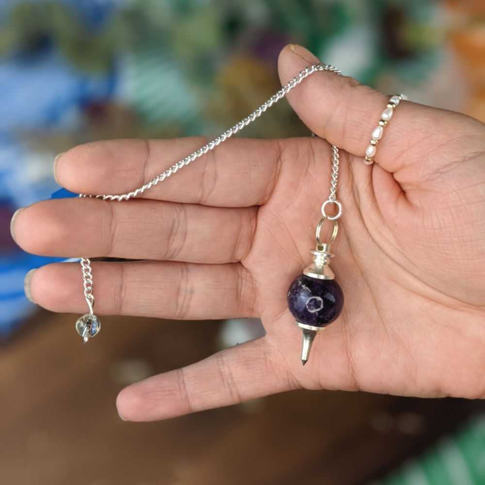 Amethyst Crystal Pendulum - Zen Collection
