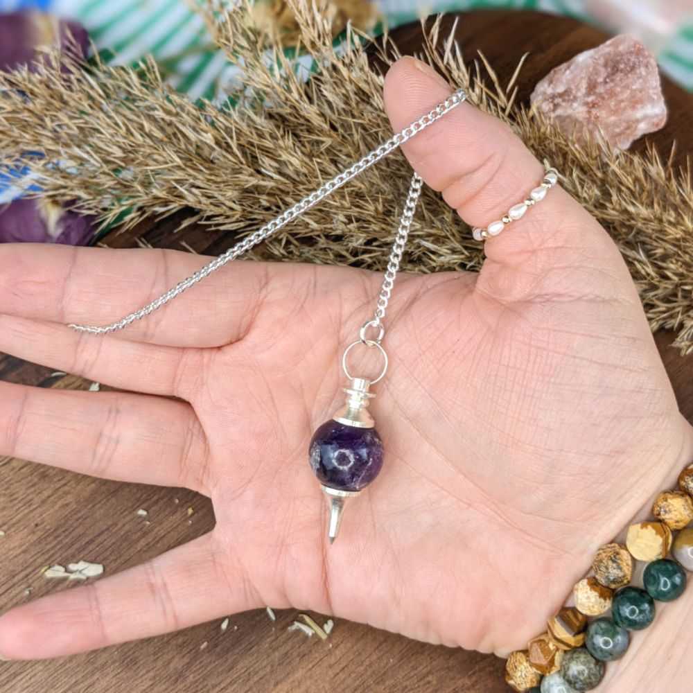 Amethyst Crystal Pendulum - Zen Collection