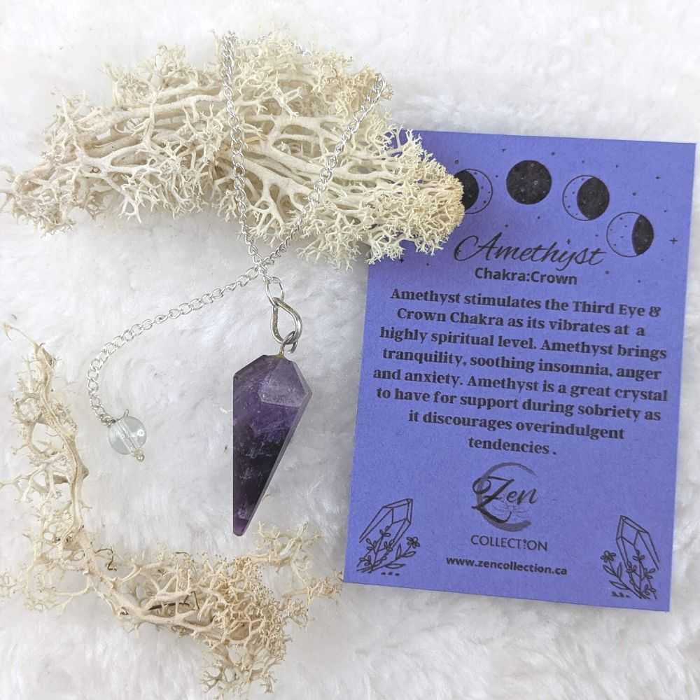 Amethyst Pendulum - Zen Collection