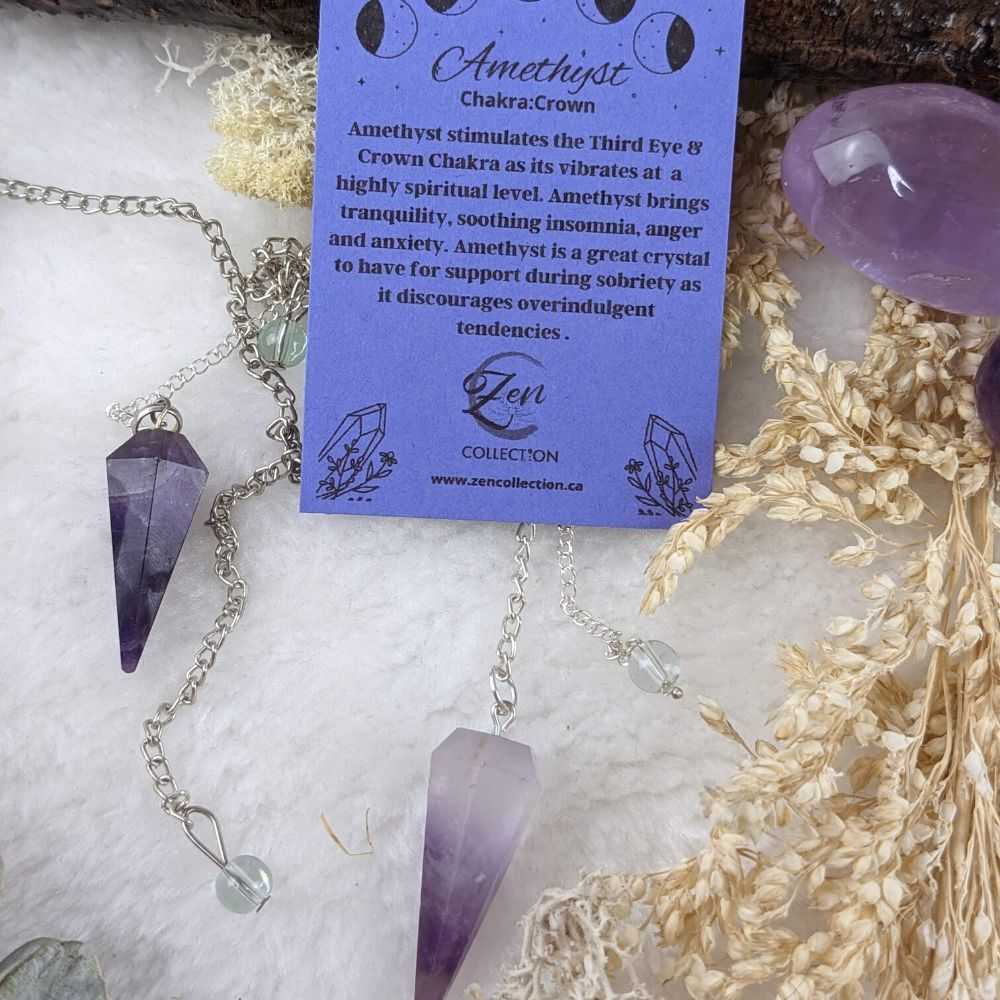 Amethyst Pendulum - Zen Collection